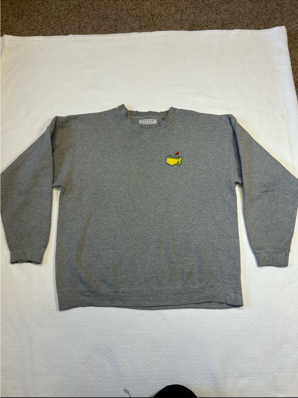 Vintage Masters Augusta National Golf Crewneck Sweatshirt XL